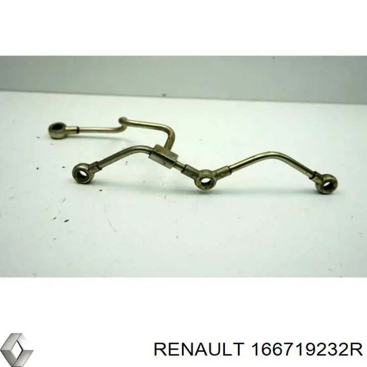 Трубка паливна, зворотня від форсунок 166719232R Renault (RVI)