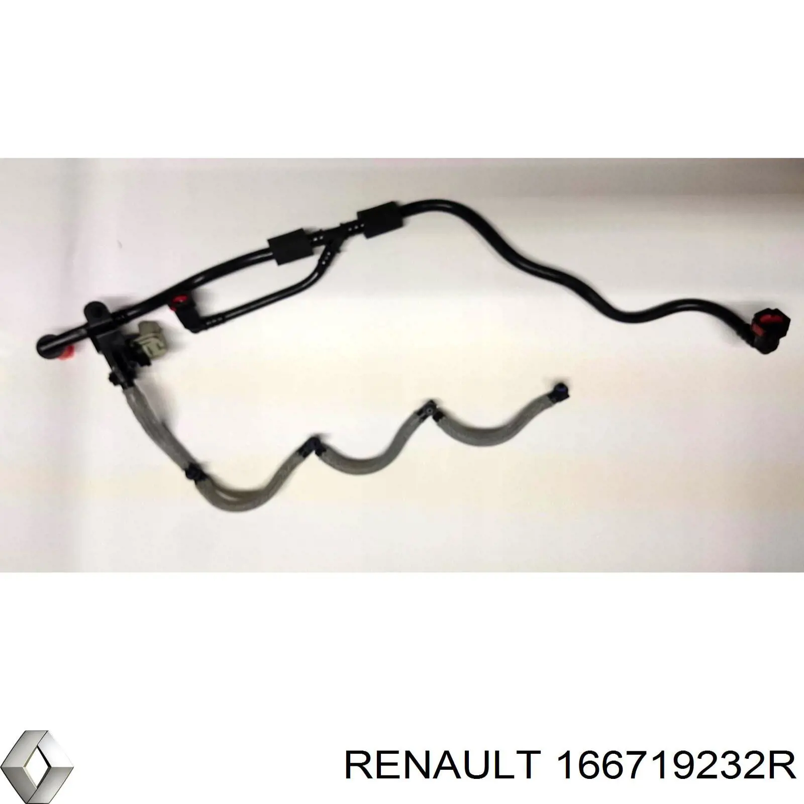 Трубка паливна, зворотня від форсунок Renault (RVI) 166715777R