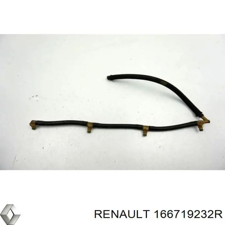 Трубка паливна, зворотня від форсунок 166719232R Renault (RVI)