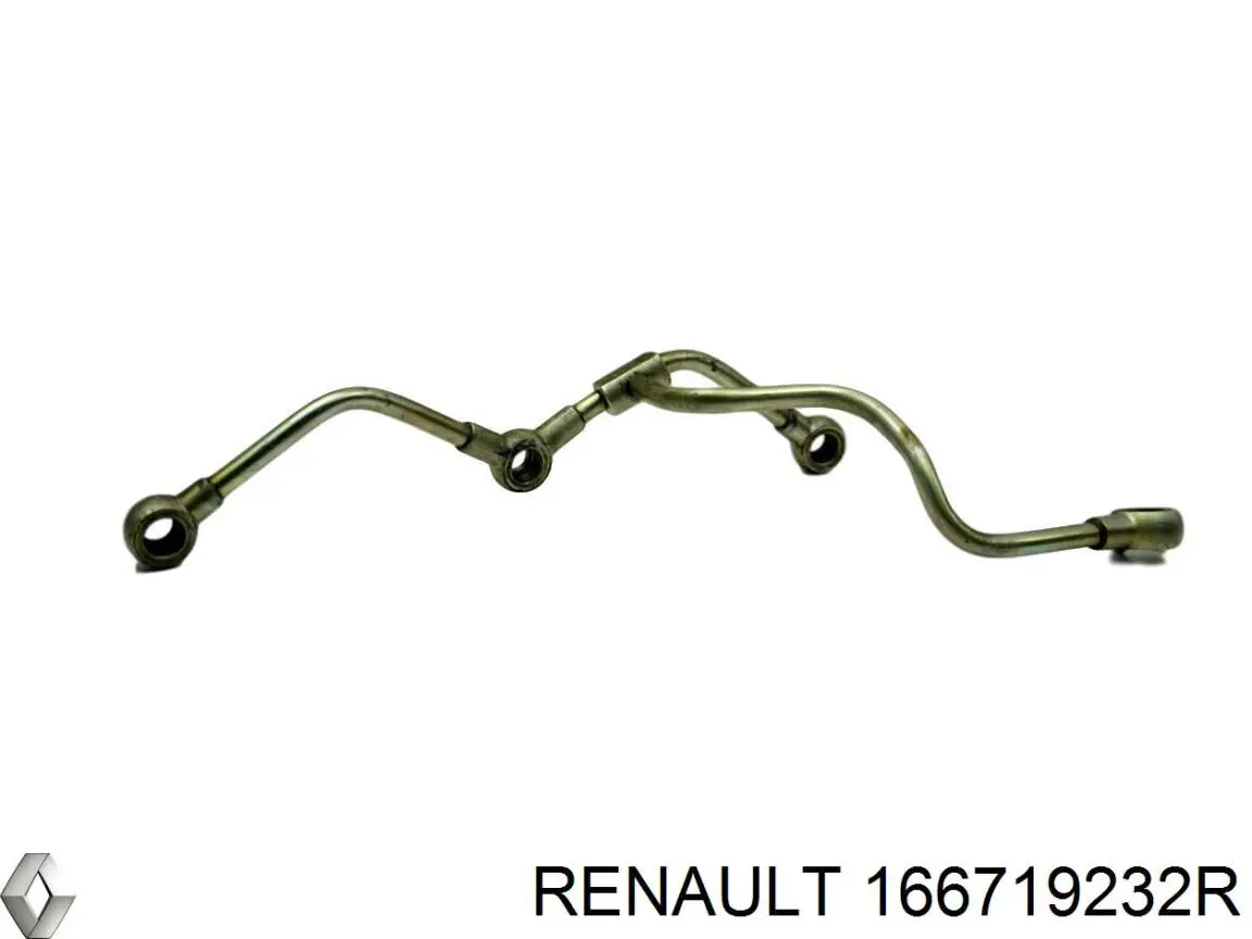 166715777R Renault (RVI) Трубка паливна, зворотня від форсунок
