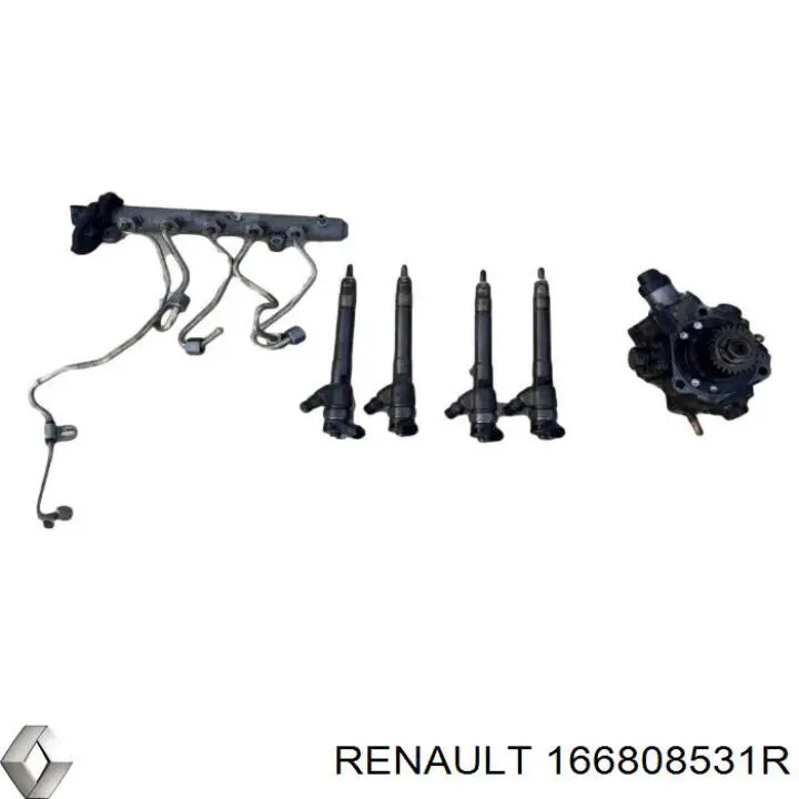 Трубка паливна форсунки 3-го циліндру 166808531R Renault (RVI)