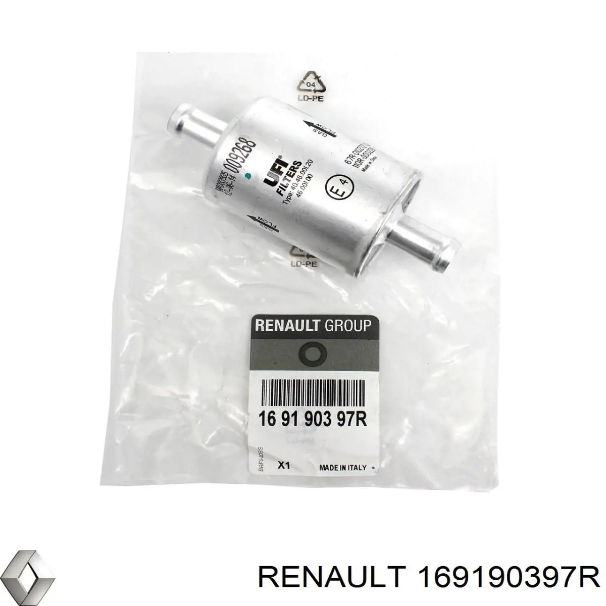 169190397R Renault (RVI) фільтр паливний