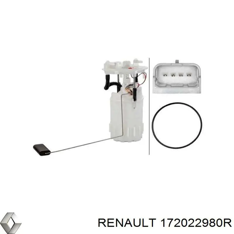 Датчик рівня палива в баку на Renault Master (EV, HV, UV)