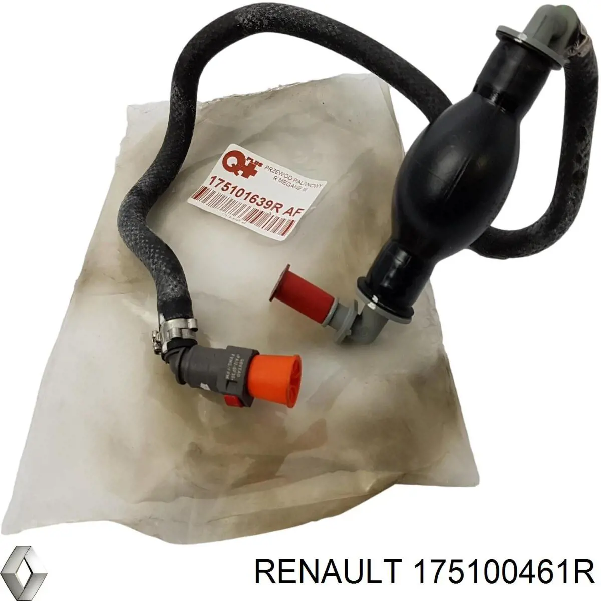 175104112R Renault (RVI) Паливна трубка зворотна від фільтра до бака
