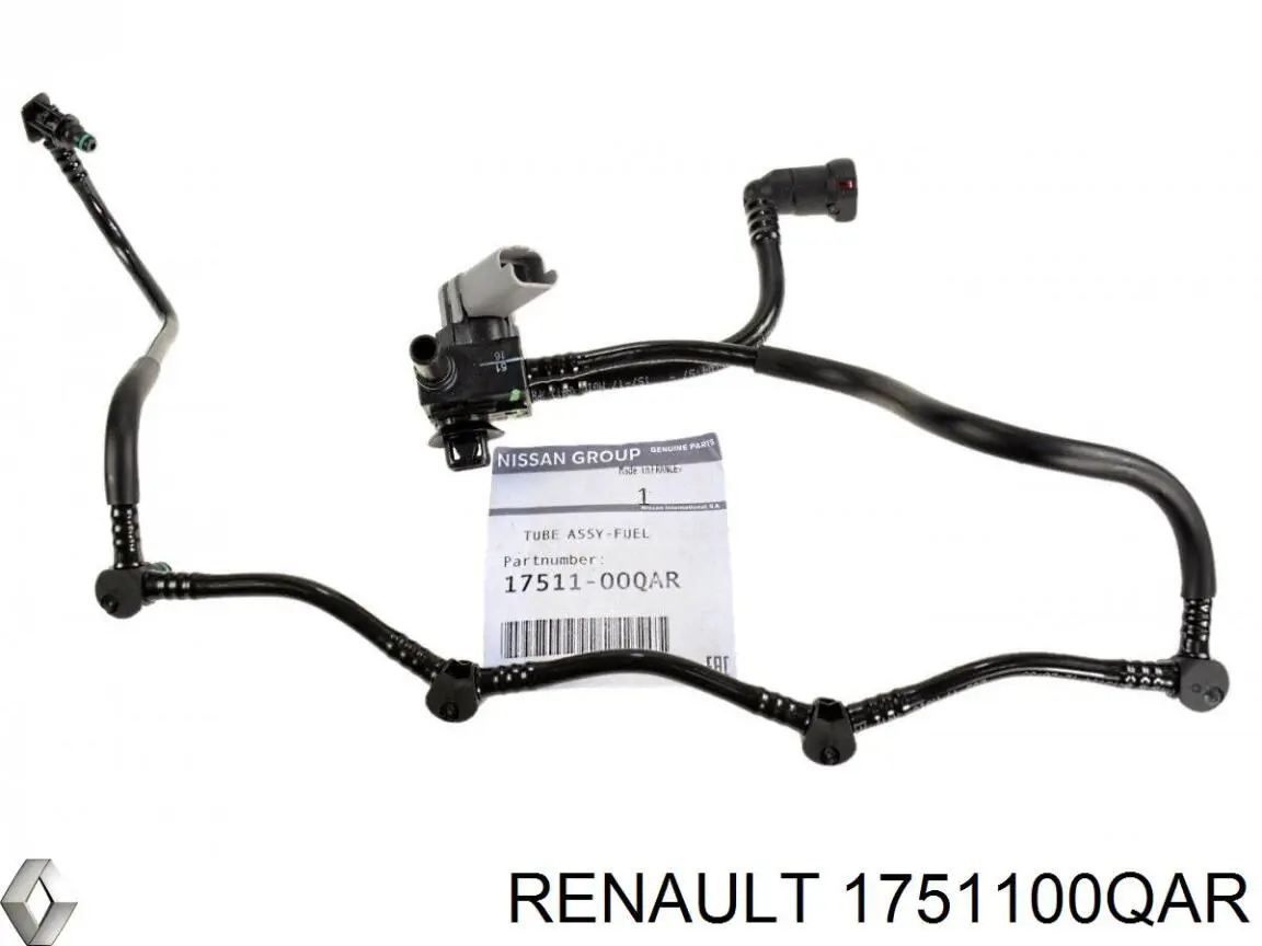 Трубка паливна, зворотня від форсунок Autotechteile 5110216 ціна, від 43.93 USD
