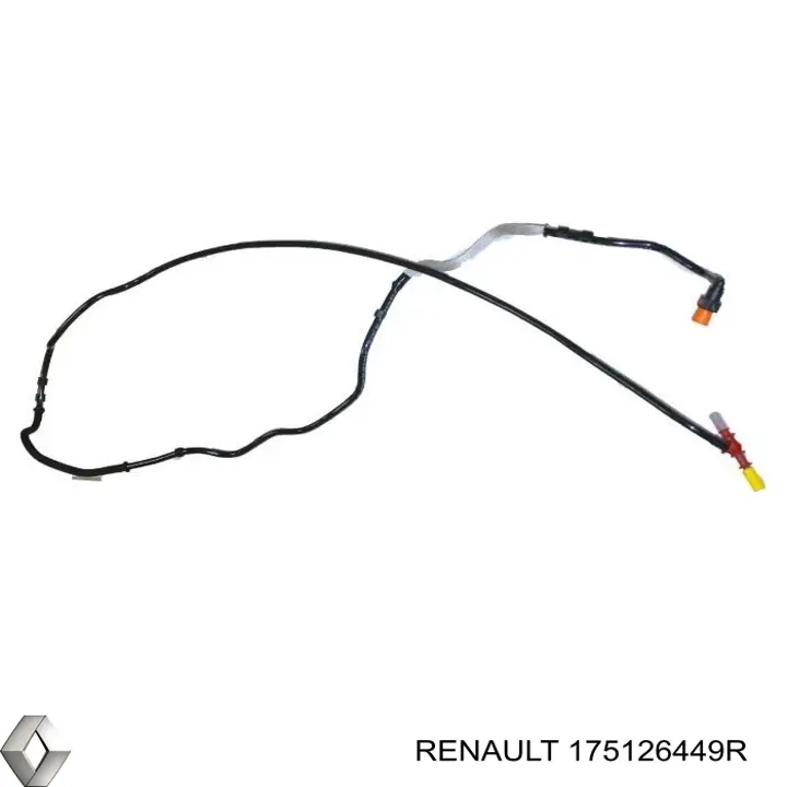 175126449R Renault (RVI) паливна трубка зворотна від фільтра до бака