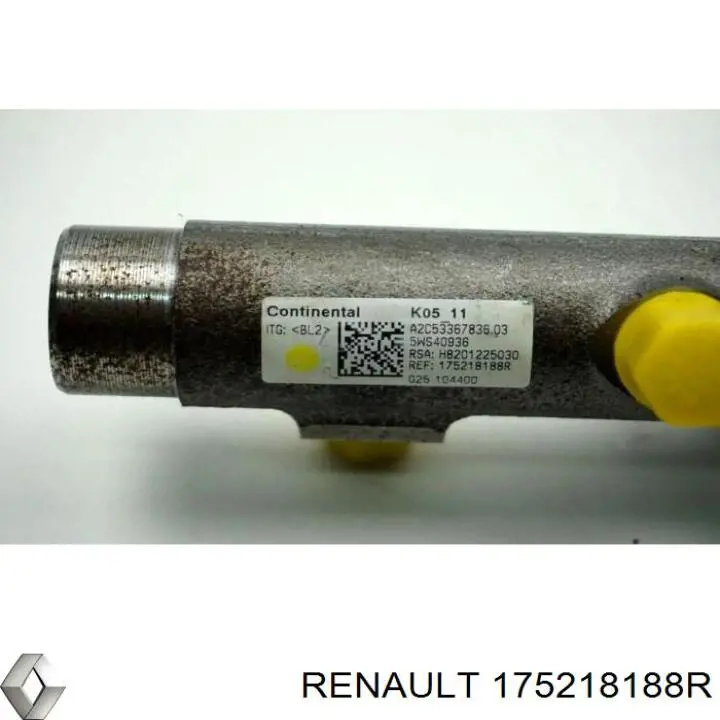 Рампа форсунок системи упорскування палива Renault (RVI) 175218188R ціна, від 13.94 USD