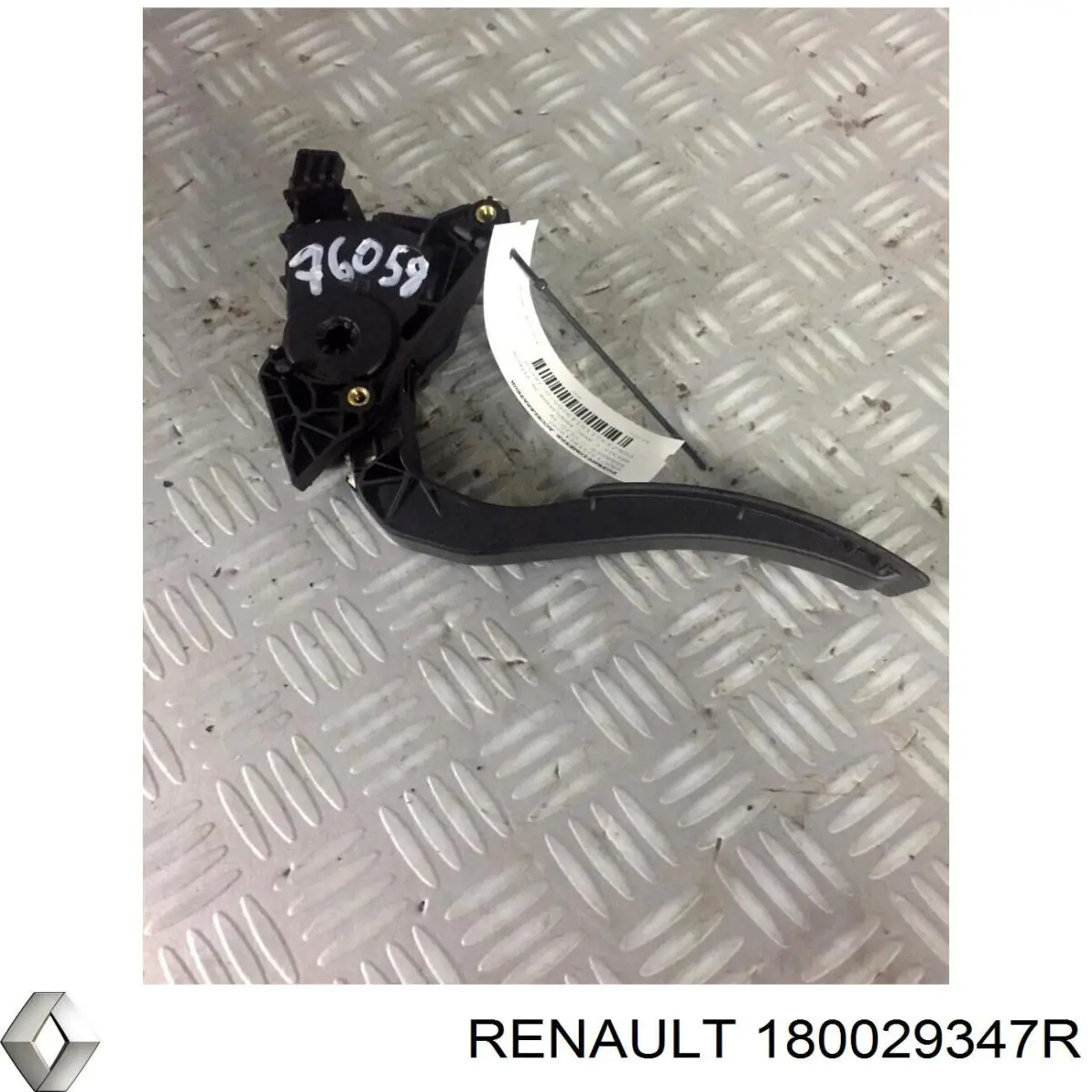 Підаль газу Renault (RVI) 180029347R ціна, від 29.14 USD