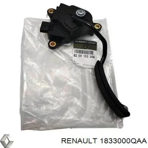 Датчик положення педалі акселератора (газу) 1833000QAA Renault (RVI)