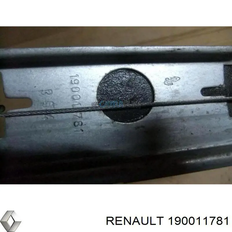 Механізм склопідіймача двері задньої, правої 190011781 Renault (RVI)