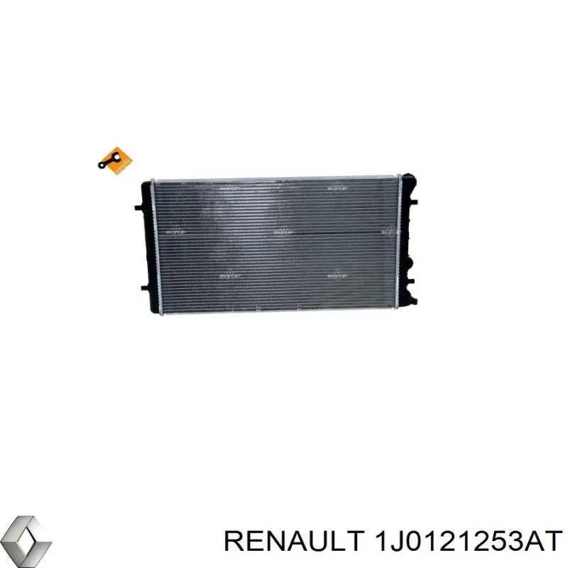 Радіатор охолодження двигуна 1J0121253AT Renault (RVI)