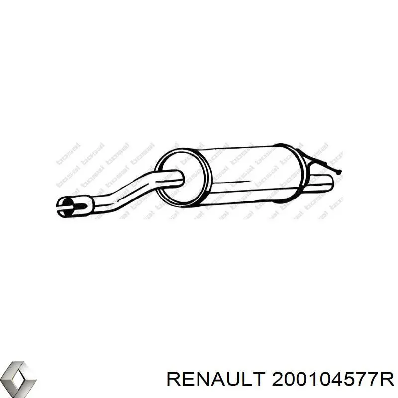 Купити 200104577R Renault (RVI) Вихлоп