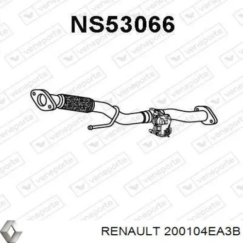 Глушник, передня частина Nissan/Infiniti 200104EA3B ціна, від 220.99 USD