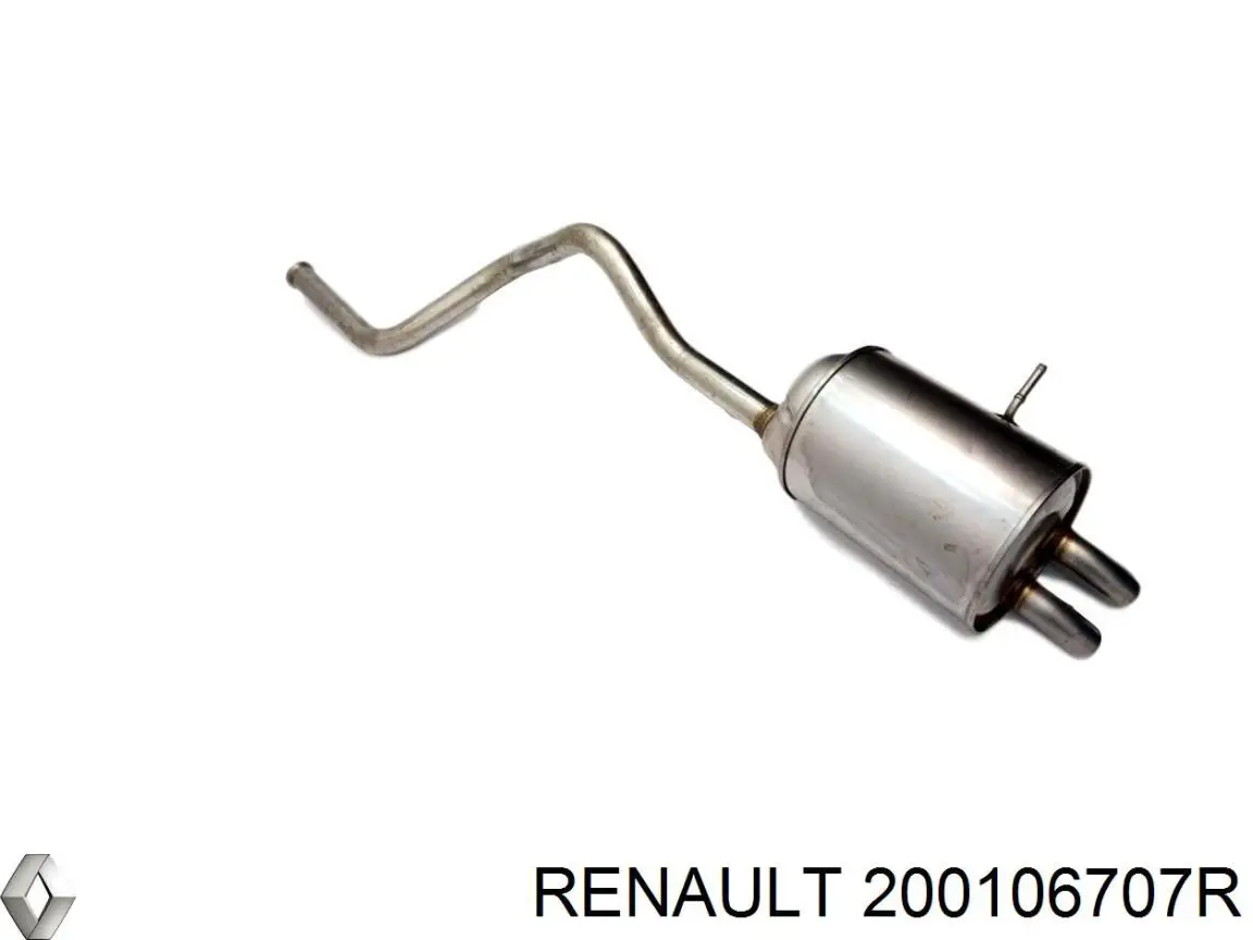 Вихлоп Renault (RVI) 200106707R ціна, від 165.56 USD