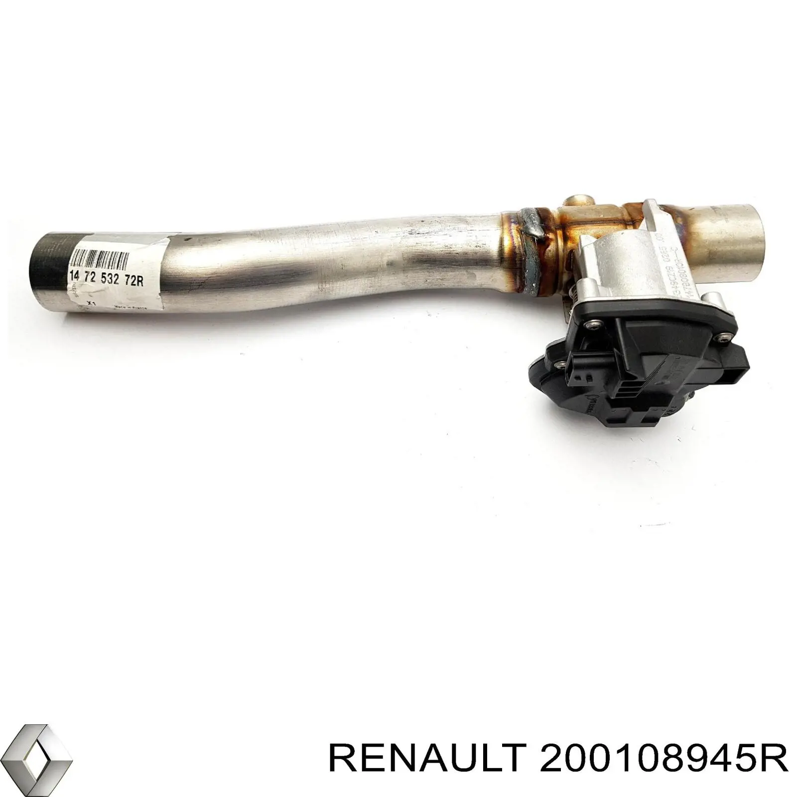 200108945R Renault (RVI) труба вихлопна, від каталізатора до глушника