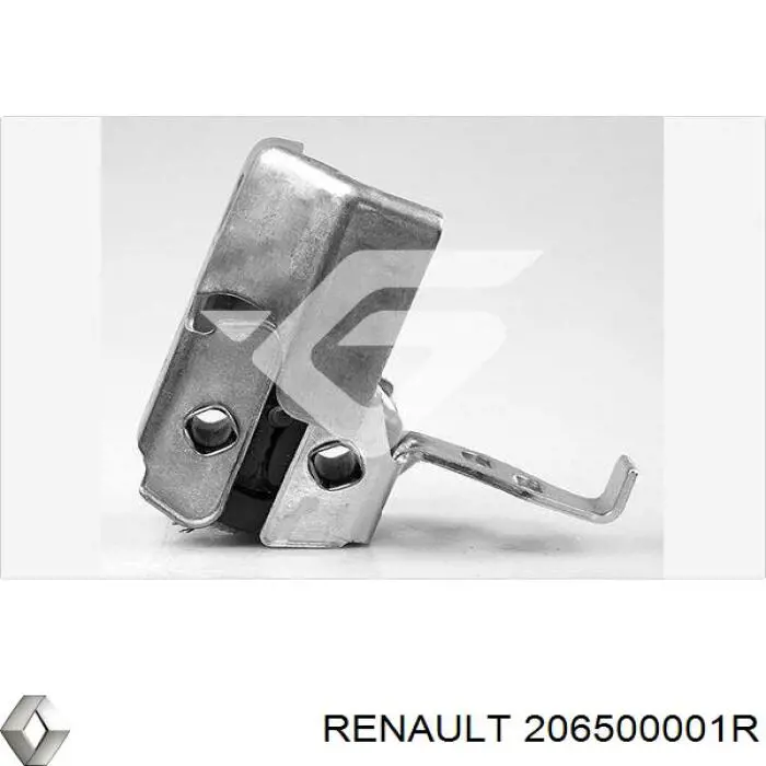 206500001R Renault (RVI) кронштейн/хомут глушника, передній