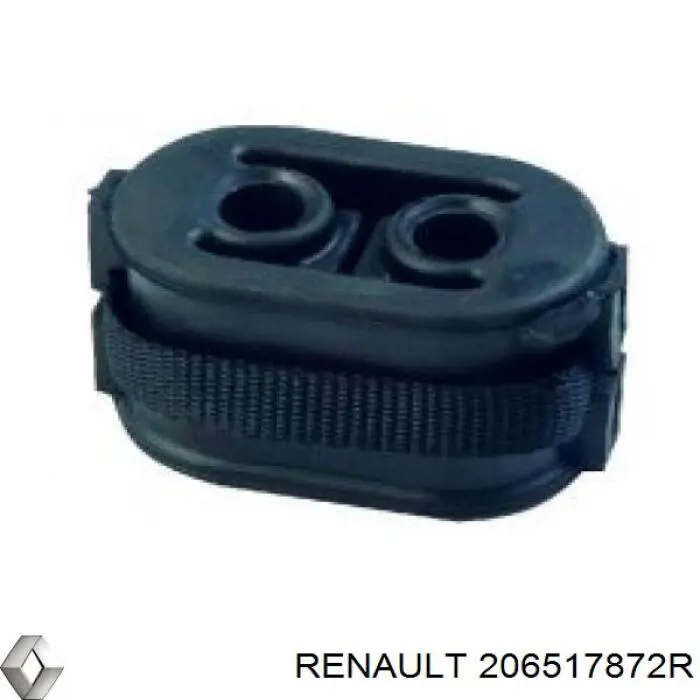 Кронштейн задньої подушки глушника Renault (RVI) 206517872R ціна, від 1.89 USD