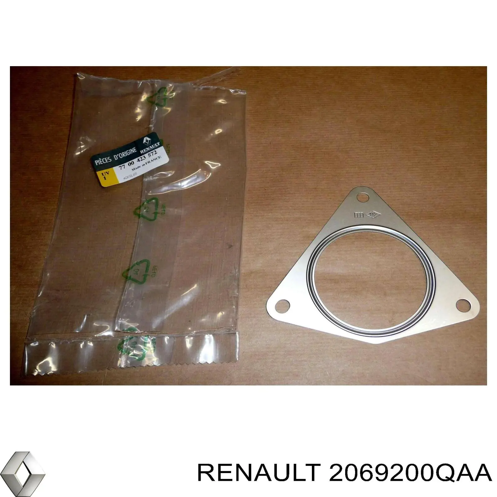 Прокладка прийомної труби глушника Renault (RVI) 2069200QAA ціна, від 3.15 USD