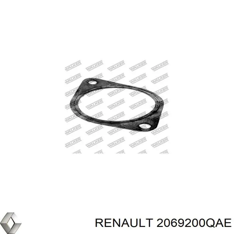Прокладка прийомної труби глушника Renault (RVI) 2069200QAE ціна, від 1.77 USD