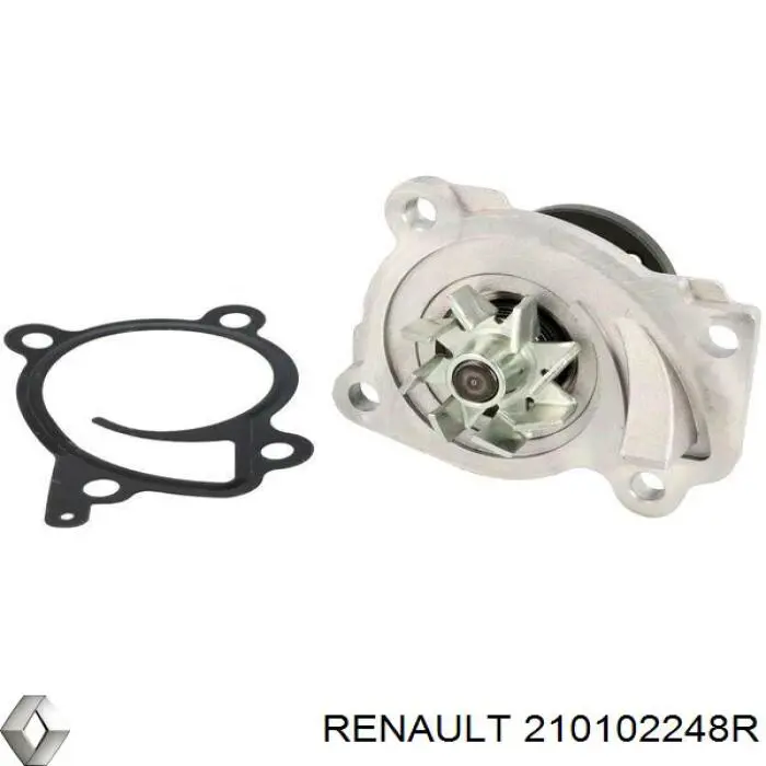 Помпа охолодження Renault (RVI) 210102248R ціна, від 31.19 USD