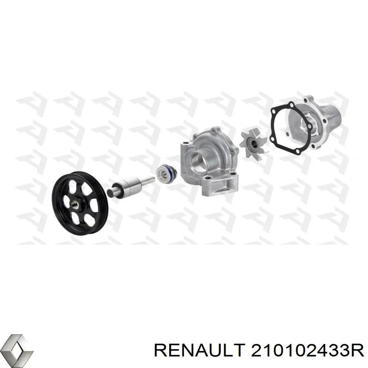 Купити 210102433R Renault (RVI) Насос охолоджуючої рідини