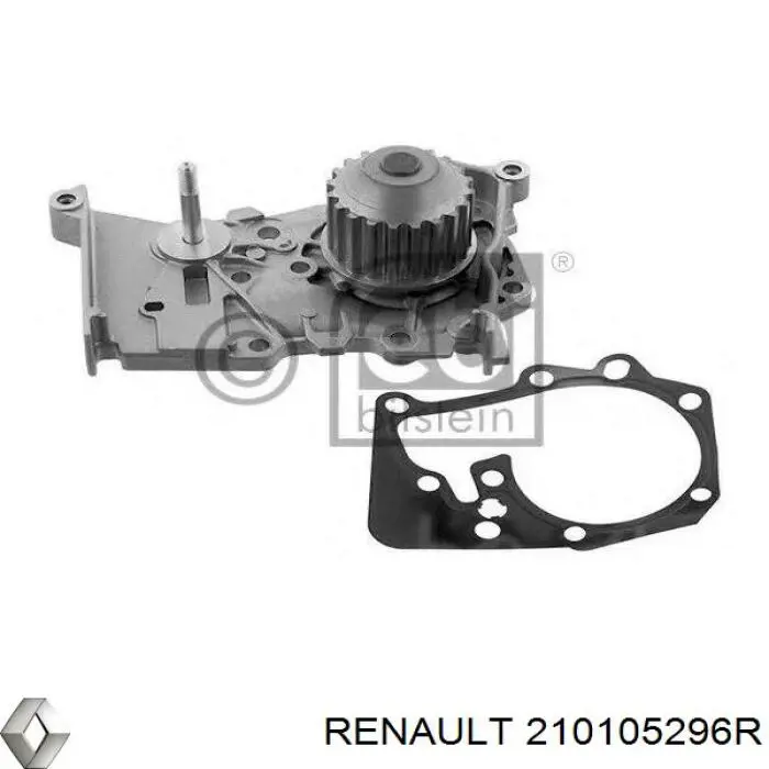 Помпа охолодження Renault (RVI) 210105296R ціна, від 27.64 USD