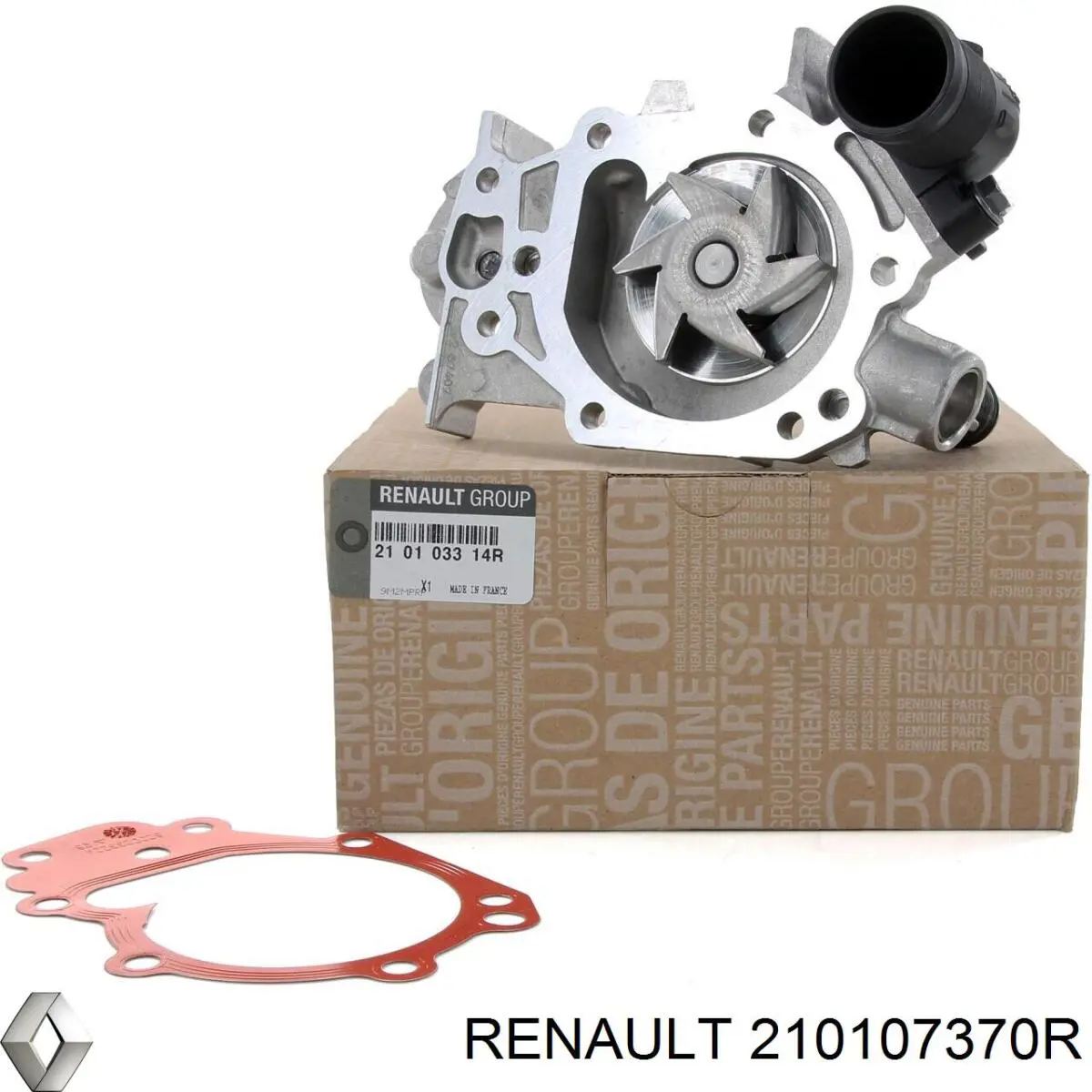 Помпа охолодження Renault (RVI) 210107370R ціна, від 22.28 USD