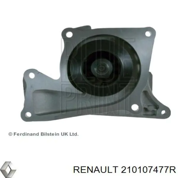 Помпа охолодження Renault (RVI) 210107477R ціна, від 39.35 USD