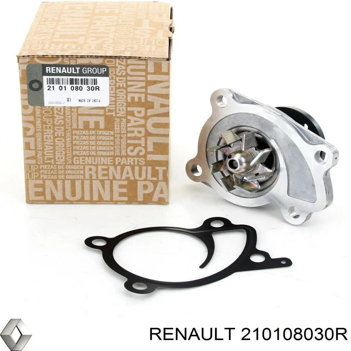 Помпа охолодження Renault (RVI) 210108030R ціна, від 30.71 USD