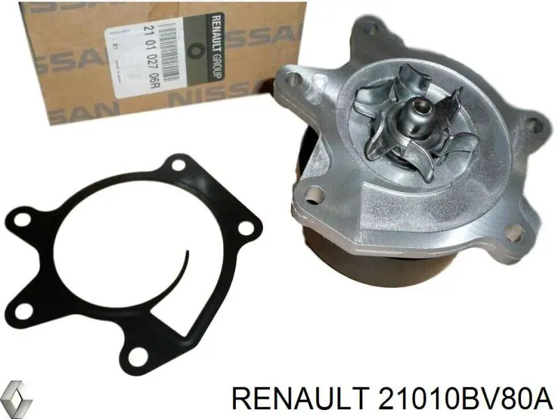 Помпа водяна, (насос) охолодження 21010BV80A Renault (RVI)