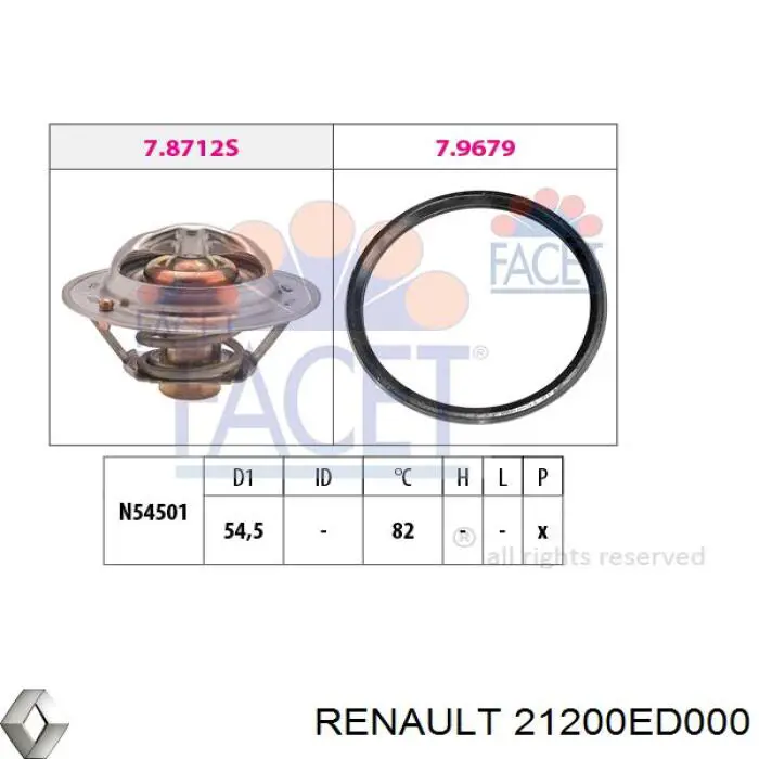 Термостат 21200ED000 Renault (RVI)