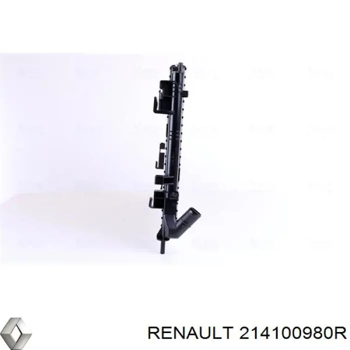 Радіатор охолодження двигуна 214100980R Renault (RVI)