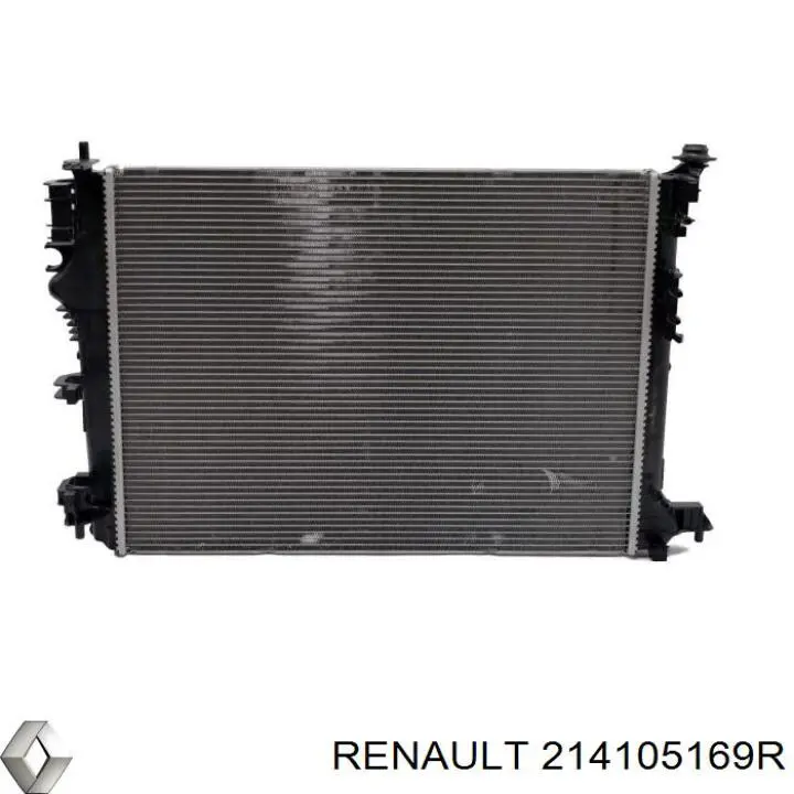 Радіатор охолодження двигуна 214105169R Renault (RVI)