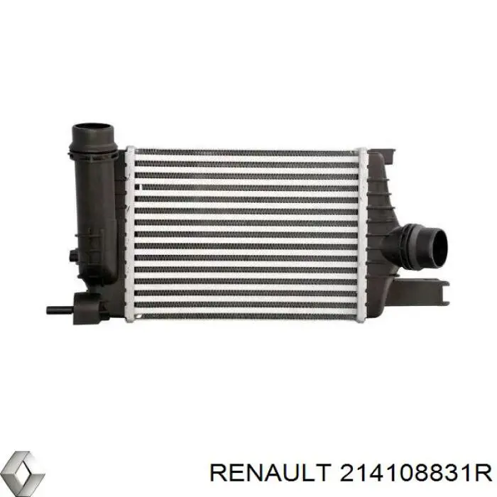 Радіатор охолодження двигуна, лівий Renault (RVI) 214108831R ціна, від 105.20 USD