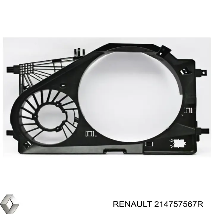 214757567R Renault (RVI) дифузор (кожух радіатора охолодження)