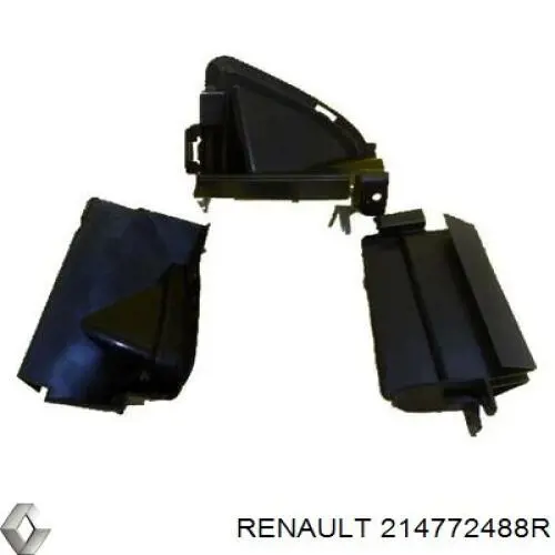 Повітроводи системи охолодження двигуна Renault (RVI) 214772488R ціна, від 82.04 USD