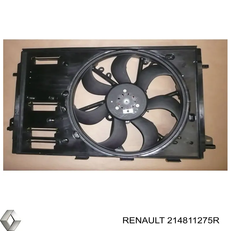 Купити 214811275R Renault (RVI) Дифузор радіатора охолодження, в зборі з двигуном і крильчаткою