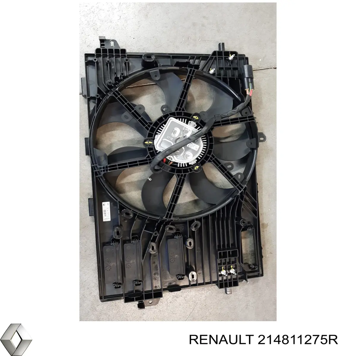 214811275R Renault (RVI) Дифузор радіатора охолодження, в зборі з мотором і крильчаткою