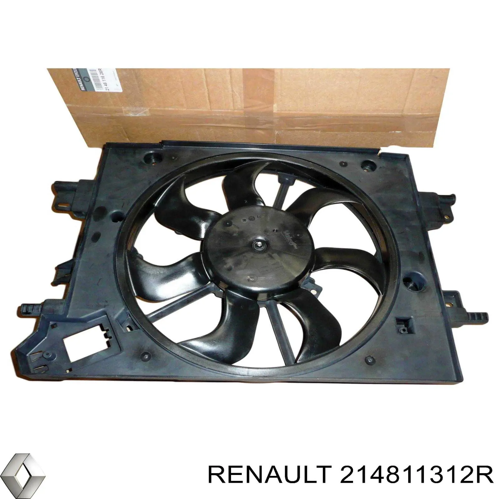 Купити 214811312R Renault (RVI) Електровентилятор охолодження в зборі (двигун + крильчатка)