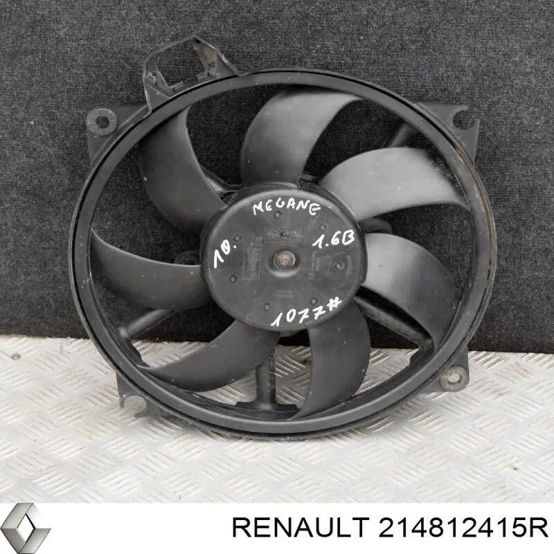 214812415R Renault (RVI) електровентилятор охолодження в зборі (двигун + крильчатка)