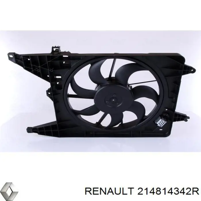 Купити 214814342R Renault (RVI) Електровентилятор охолодження в зборі (двигун + крильчатка)