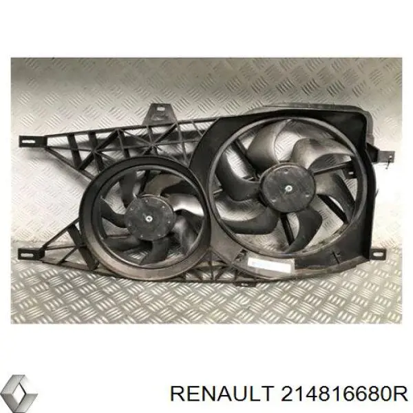 Дифузор радіатора охолодження, в зборі з двигуном і крильчаткою Renault (RVI) 214816680R ціна, від 211.06 USD