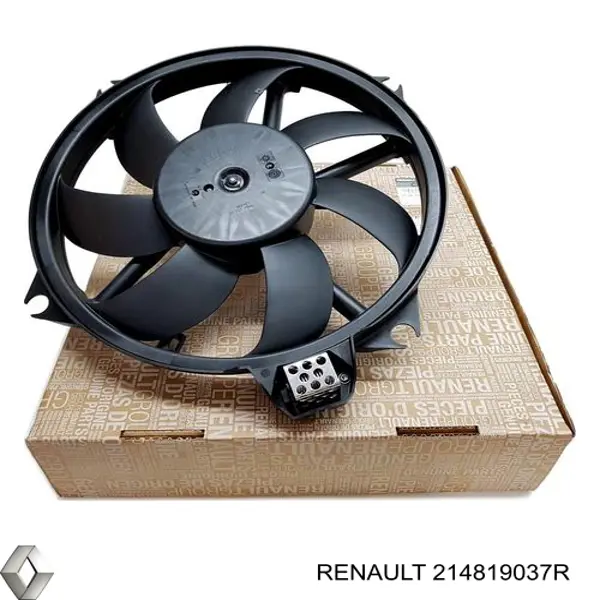 214819037R Renault (RVI) електровентилятор охолодження в зборі (двигун + крильчатка)