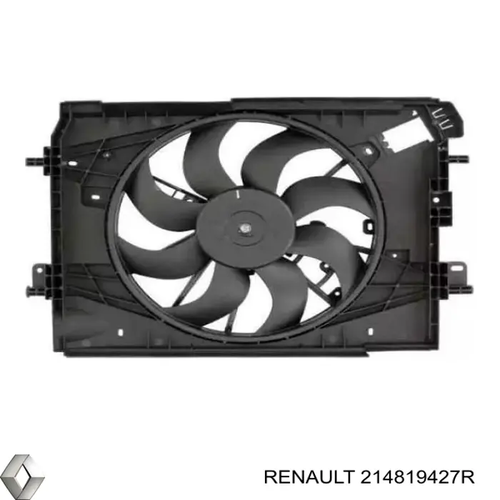 214819427R Renault (RVI) Дифузор радіатора охолодження, в зборі з мотором і крильчаткою