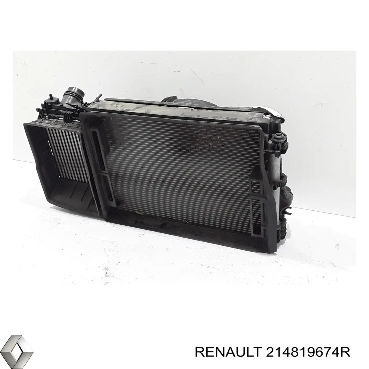 Купити 214819674R Renault (RVI) Дифузор радіатора охолодження, в зборі з двигуном і крильчаткою