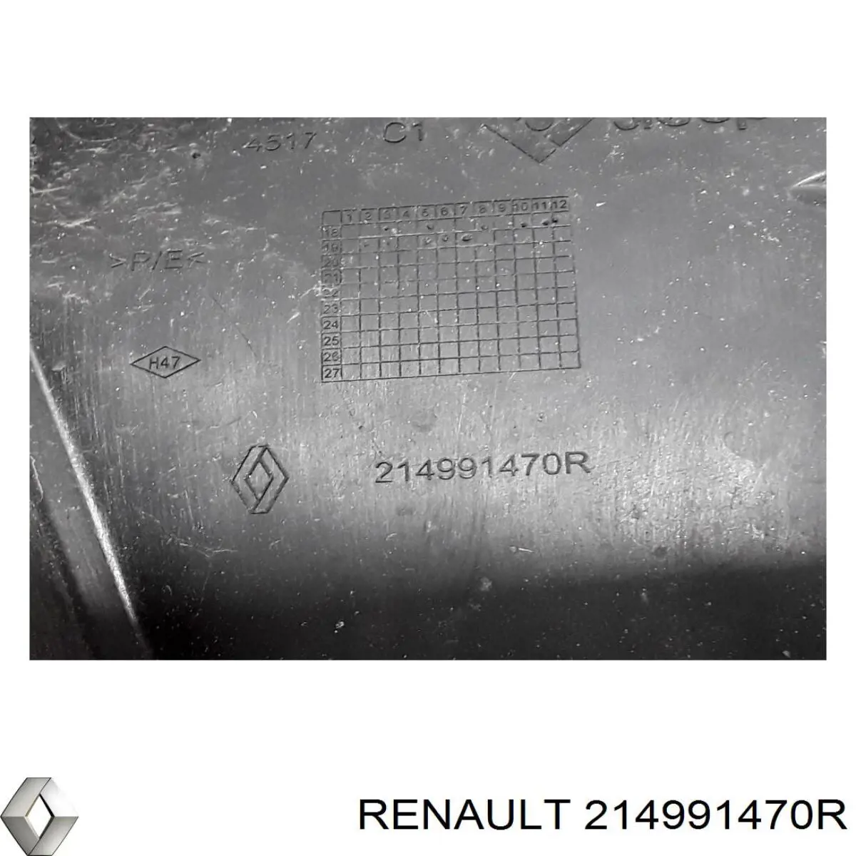 214991470R Renault (RVI) Повітропровід (дефлектор) радіатора, лівий