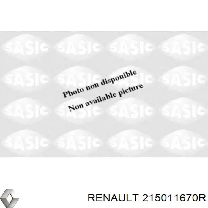 215011670R Renault (RVI) шланг/патрубок радіатора охолодження, верхній