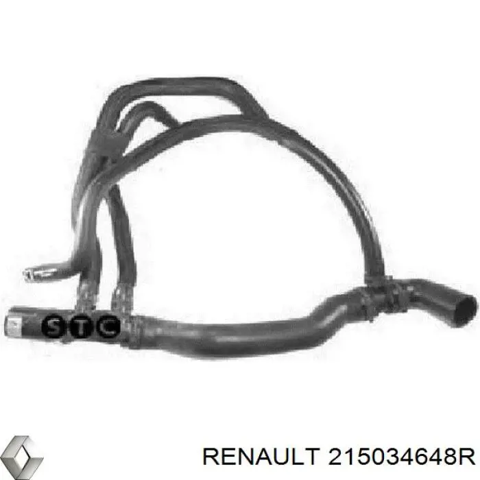 215034648R Renault (RVI) шланг/патрубок радіатора охолодження, нижній