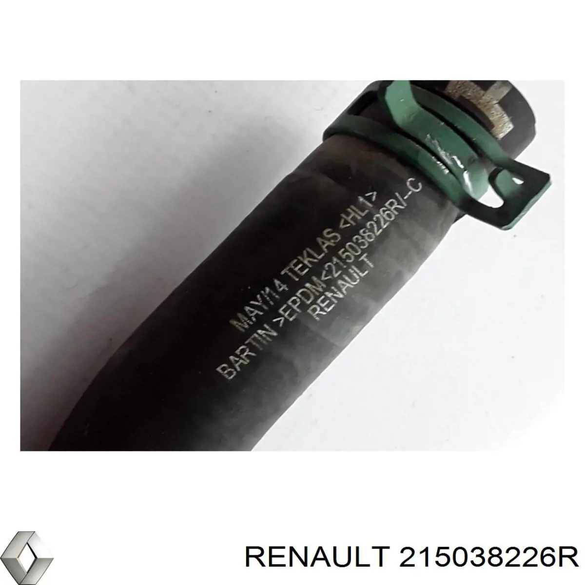 Шланг/патрубок радіатора охолодження, нижній Renault (RVI) 215038226R