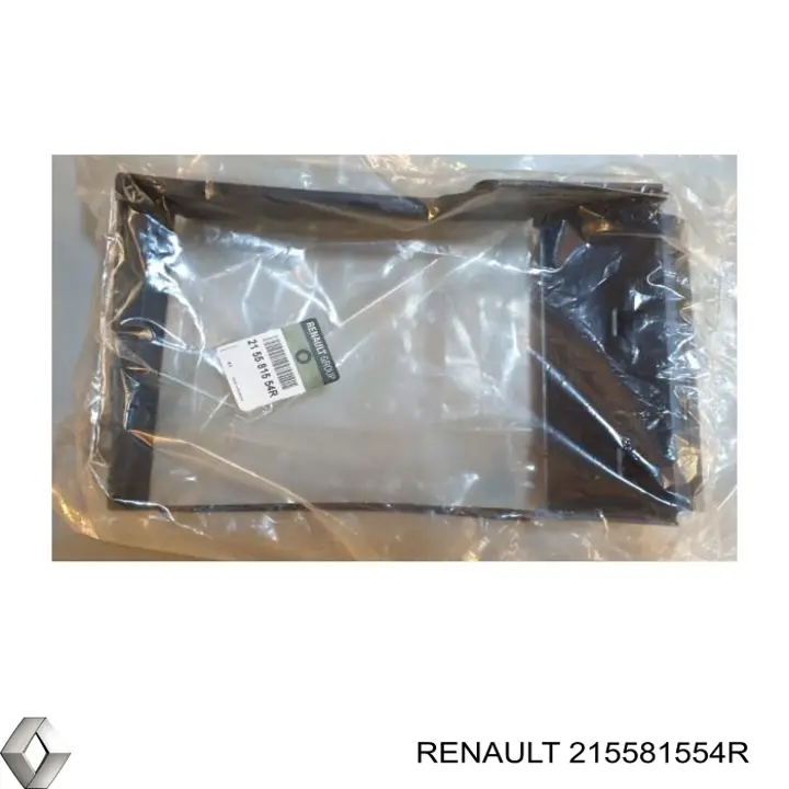 Повітропровід/дефлектор радіатора інтеркулера Renault SANDERO 2 STEPWAY (Рено Сандеро)